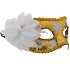 WOMENS Masquerade MASKS | VENETIAN Floral Face Masks | Fancy Dress PROM BALL