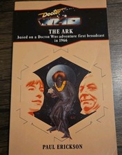 Doctor Who The Ark. Target Book (1993). Virgin Blue Spine. Rare. Paul Erickson. 