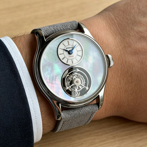 Merkur tourbillon watch - tourbillon,