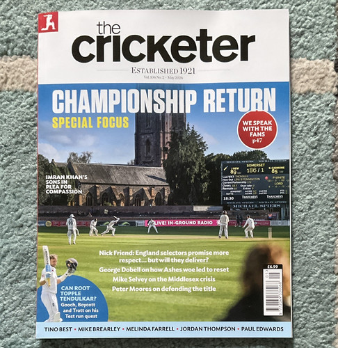 The cricketer magazine may - the,