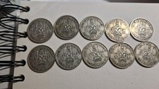 10 x Scottish One Shilling