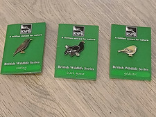 rspb pin badges tri fold 3 items