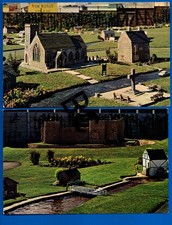 2 RP POSTCARDS PENTRE BACH MODEL VILLAGE RHYL DENBIGHSHIRE NR PRESTATYN TOWYN