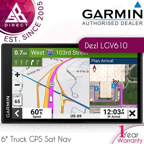 Garmin dezl lgv610 truck - lgv610, 6"