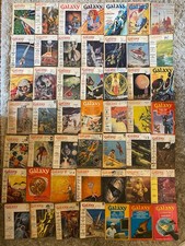 GALAXY SCIENCE FICTION MAGAZINE Job Lot Bundle of 49 issues Vintage Sci-Fi pulp