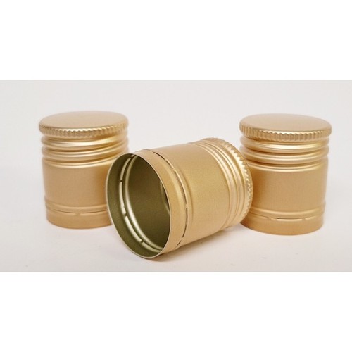 Metal screw caps very good - metal,