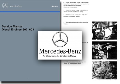 Mercedes 602 603 diesel engine - mercedes,