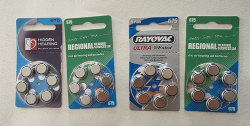 675 batteries out of - 675,