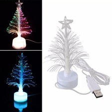 Car Toys Kids USB Christmas Tree Desk Fiber Christmas Optic Child Lights Decor