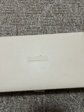Pandora Jewellery Box Cream Faux Leather Mirror Organiser Storage Case, new