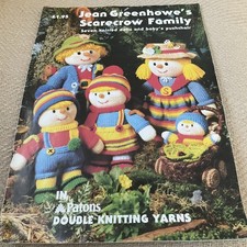 Jean Greenhowe's SCARECROW FAMILY  Knitting Pattern Book  