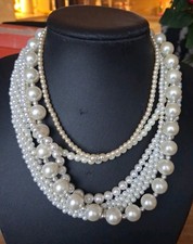 Job Lot 5 X Pearl Necklaces