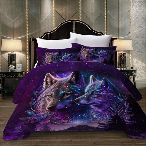 Wolf duvet quilt cover - wolf,