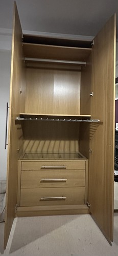 Ikea pax oak wardrobe with - pax,