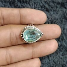 Solid 925 Silver Aquamarine