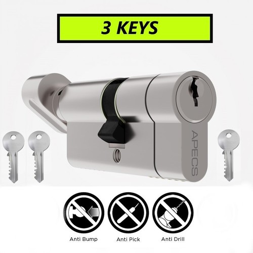 Thumbturn euro cylinder lock - euro, 3