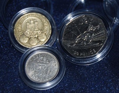 Coin capsules mix size - 10,