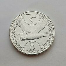 2017 Isle of Man Manx Shearwater 5p coin - Uncirculated 