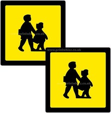 2 x School Children Crossing