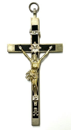 Antique brass nun - brass,