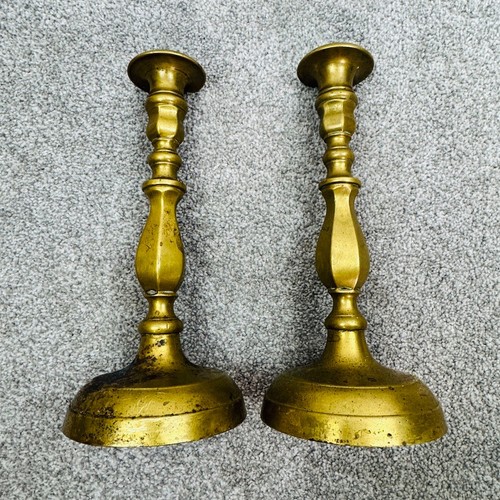 Pair vtg solid brass - vtg,