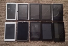 Joblot of 10 android tablets