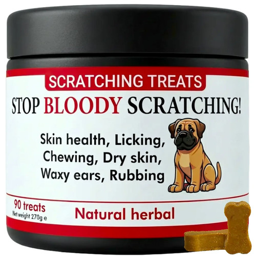 Dog itch relief treats - , rubbing