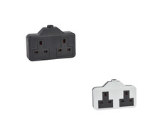 Box of 10 -  2 Gang 13A Rubber