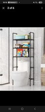 3 Tier Over Toilet Storage Rack Bathroom Laundry Shelf Organizer Shelving Unit