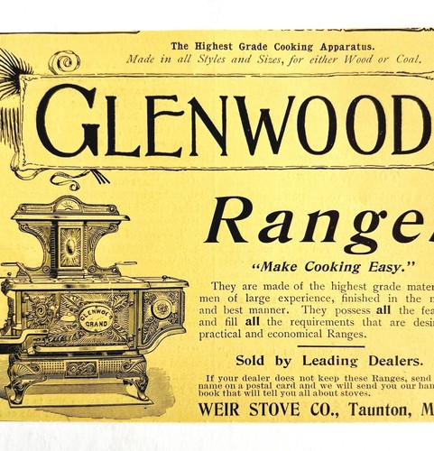 Glenwood grand oven range 1894 - grand,