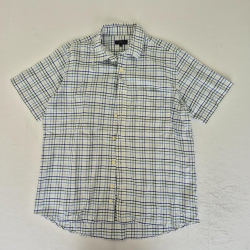Viyella shirt large blue - viyella, green