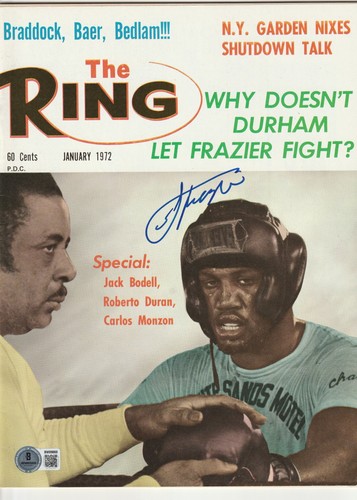 Joe frazier signed jan 1972 - joe,