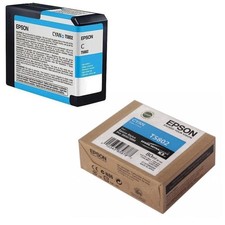 Genuine Epson T5802 Cyan Ink