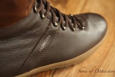 Moncler Brown Leather Derby