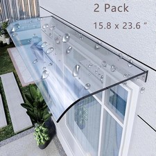 2PC Window Door Wall Frosted