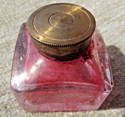 Writing slope box inkwell - writing,