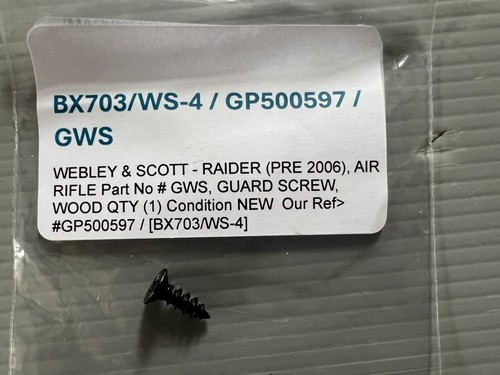 Spare part for webley scott - spare, &