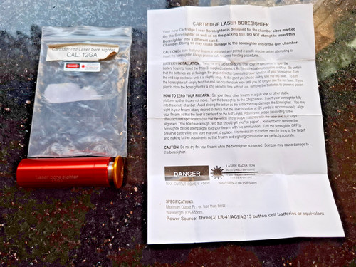 Laser bore sighter gauge - laser, 12