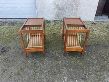 Pair vintage retro record - of,
