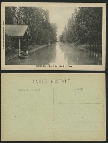 Indre loire old postcard - old,