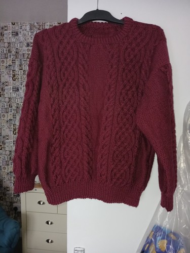 Ladies aran jumper - aran, hand