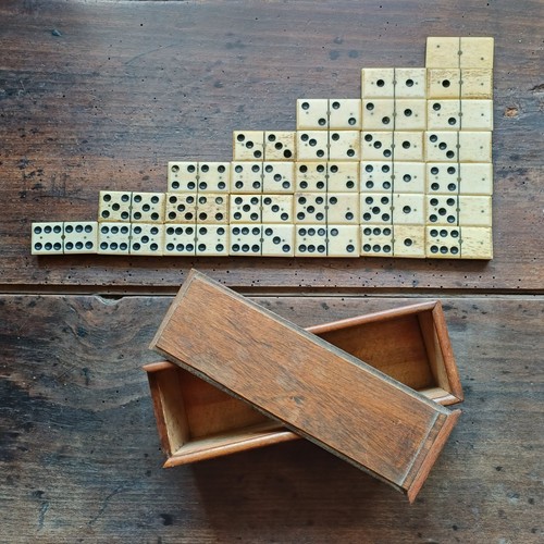 Antique dominoes complete set
