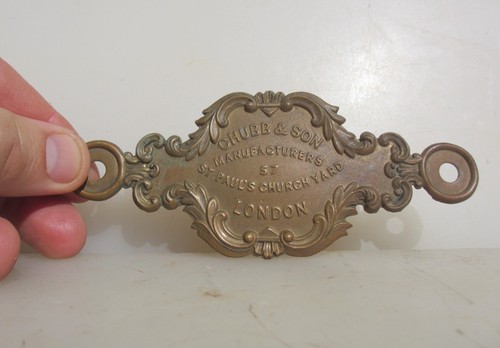 Antique brass chubb - antique,