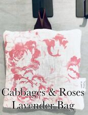 cabbages and roses Hatley  Rose fabric lavender bag -pink  - Easter Gift - New
