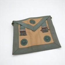 VINTAGE CRAFT LODGE MASTER MASON'S APRON FREEMASON MEMORABILIA KENNING & SPENCER