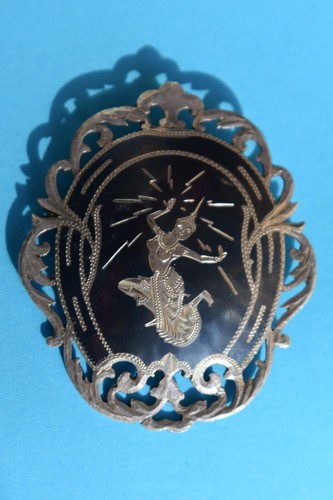 1950 thai niello sterling - thai,