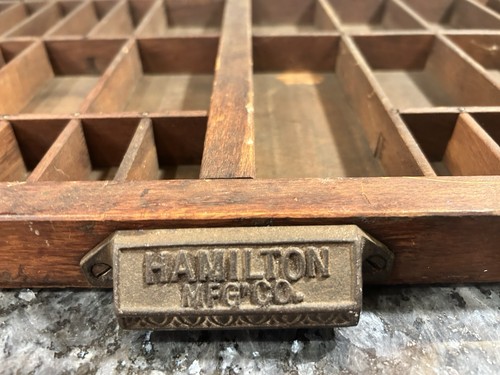 Hamilton mfg wood printers - mfg, co