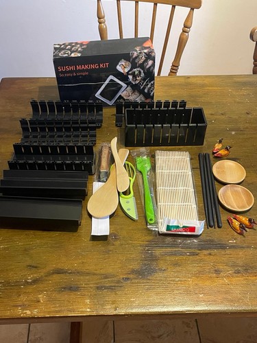 Pcs sushi making - kit, bamboo