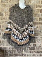 Peruvian Poncho Sweater W