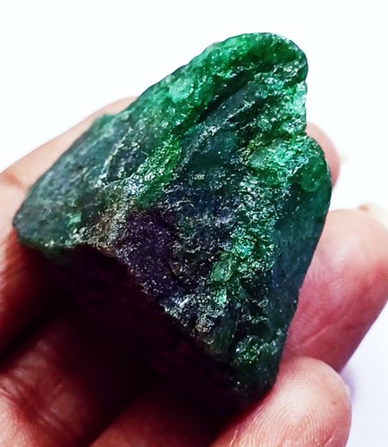 Natural green beryl rough - natural,